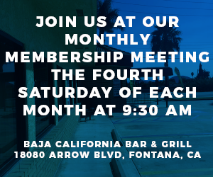 General Membership Meeting @ Baja California | Fontana | California | United States